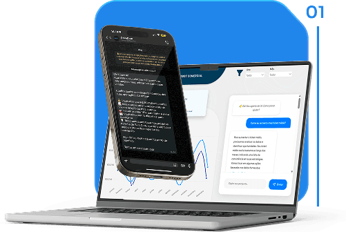 Dashboard em notebook